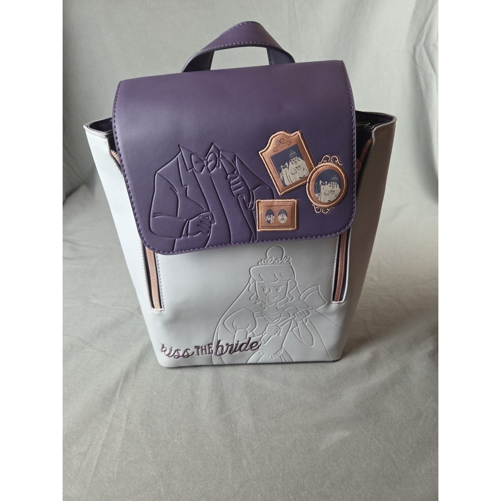Disney Parks Haunted Mansion Kiss the Bride Bucket Bag Backpack EXCELLENT CLEAN